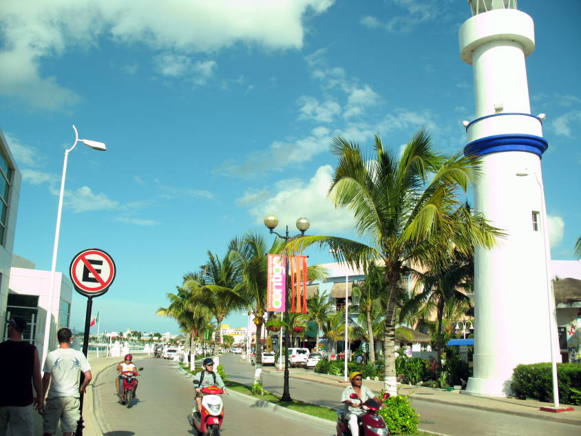 The town of Cozumel picture