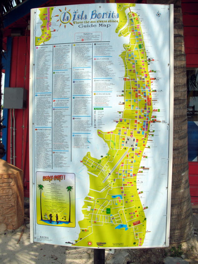 Map signage